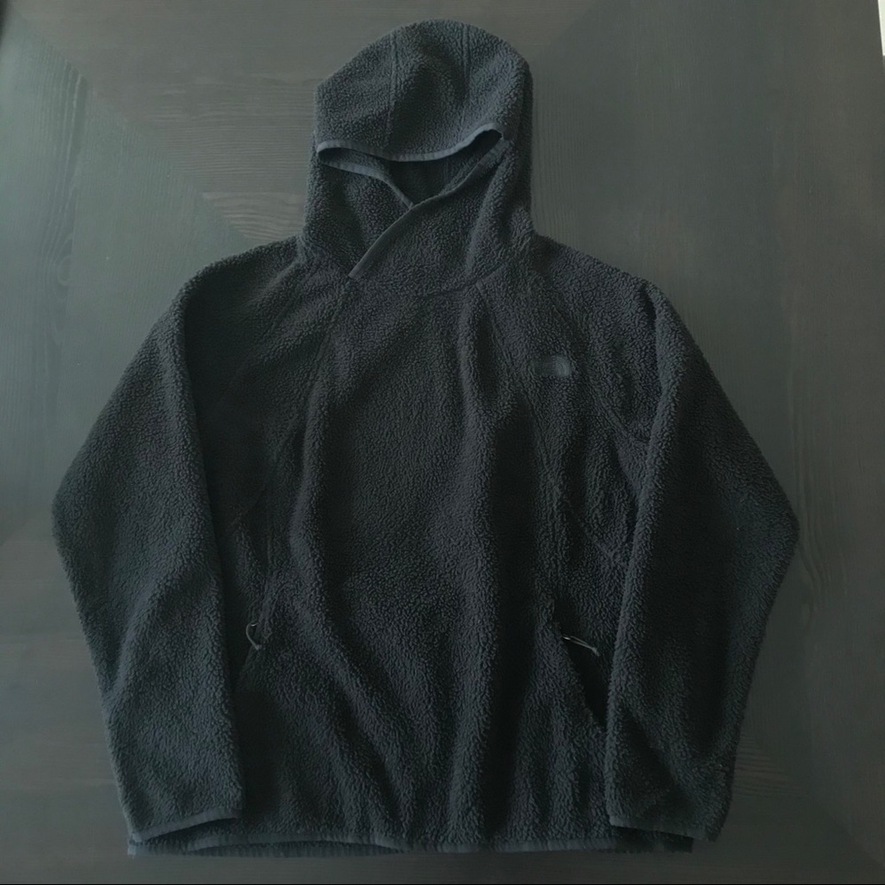 NORTHFACE SHERPA/FLEECE PULLOVER HOODIE SIZE XL